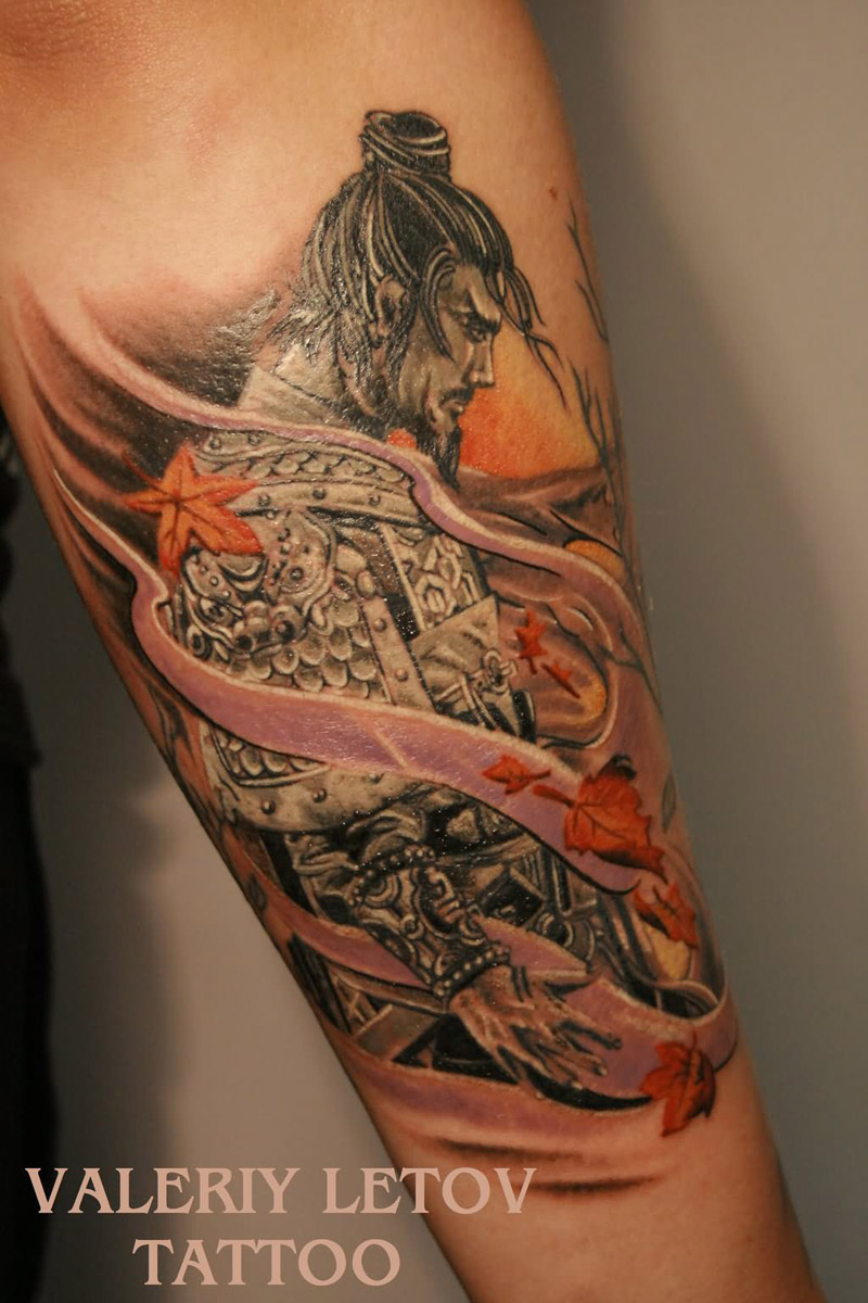Tatuagem Samurai força, tradição e vários estilos! Amo