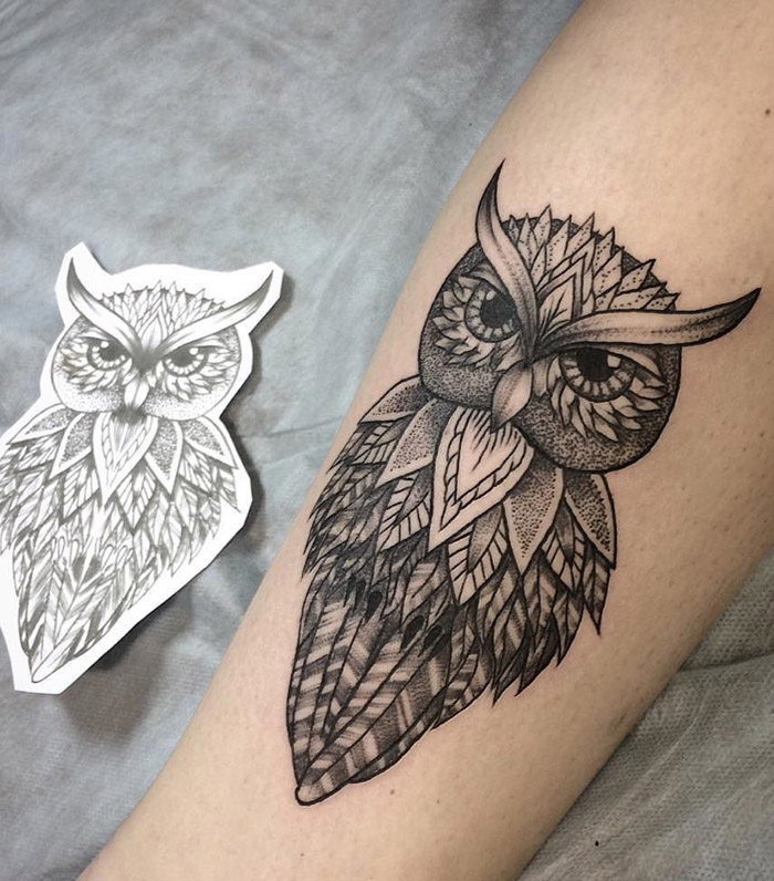 Pensando em fazer tatuagem de coruja? Confira essas ideias