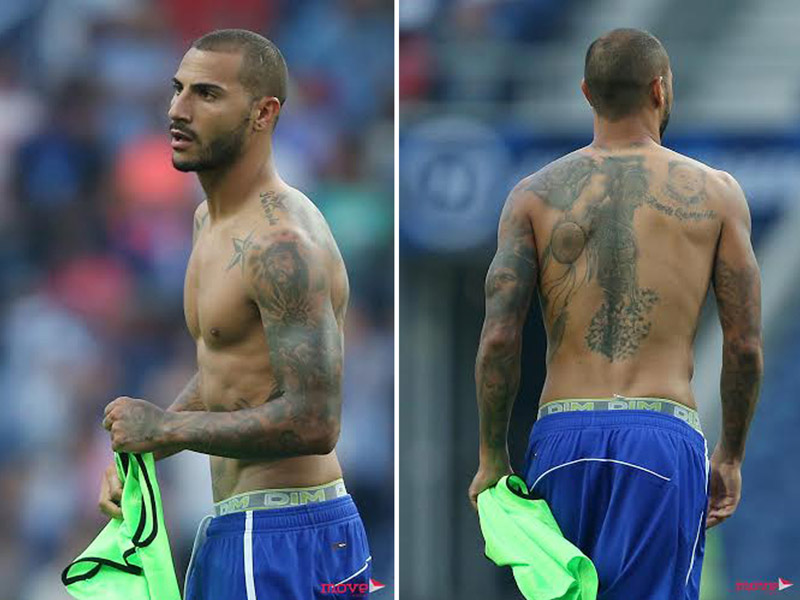 Conheça algumas das tatuagens dos jogadores de Portugal