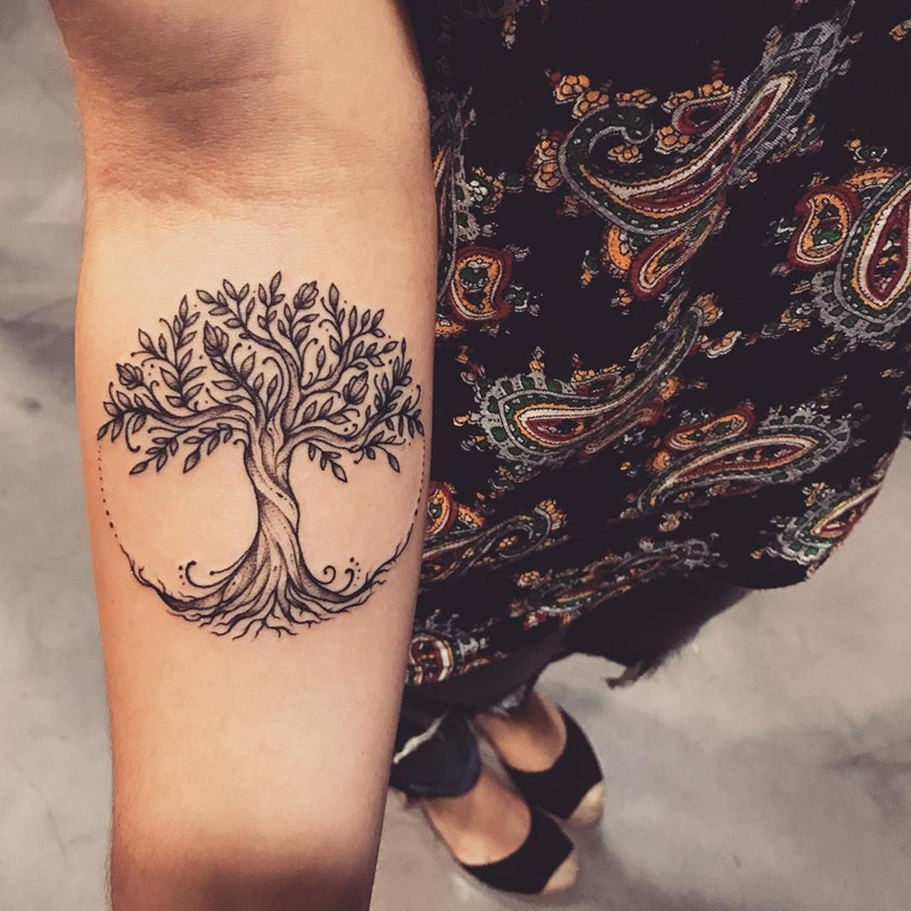 Tatuagem de árvore lindas ideias para se inspirar Amo Tatuagem