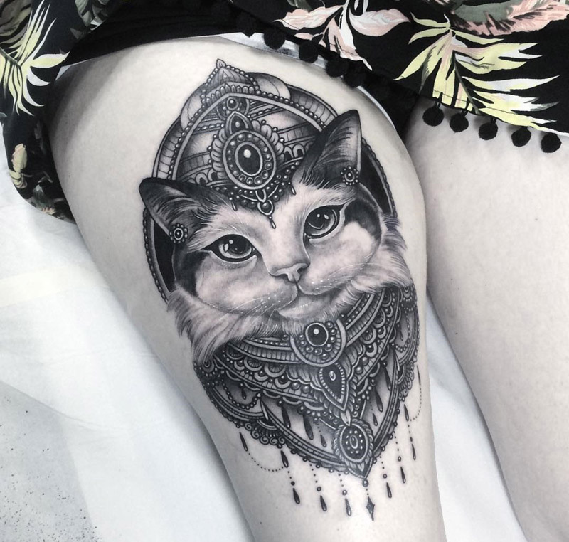 Dicas de tatuagem para apaixonados por gatos