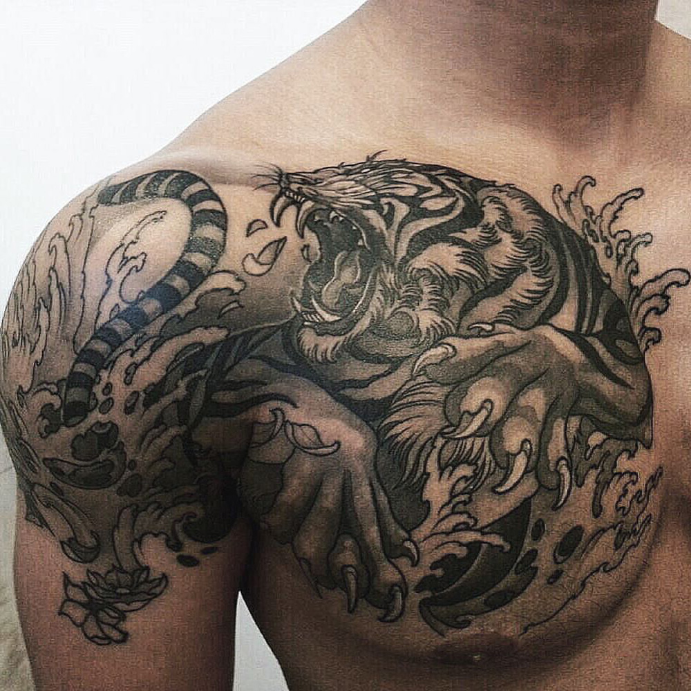 Significado da tatuagem de tigre 