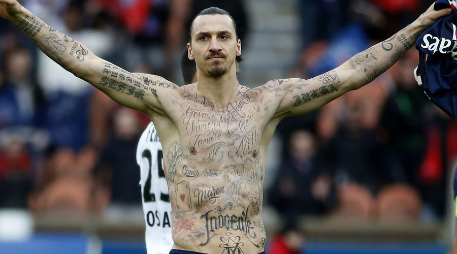 Tatuagens de Zlatan Ibrahimovic