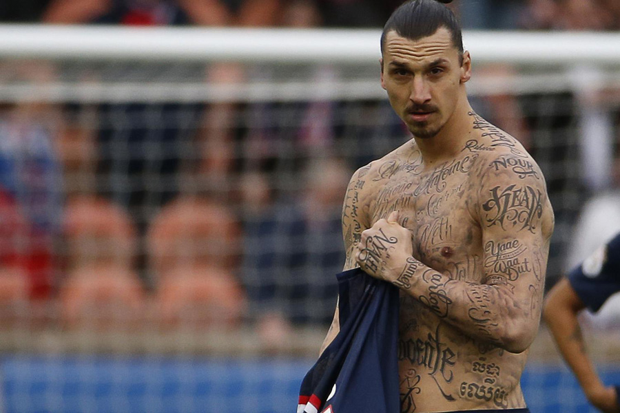 Tatuagens de Zlatan Ibrahimovic