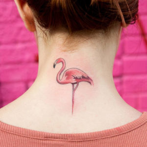 Tatuagens de flamingo