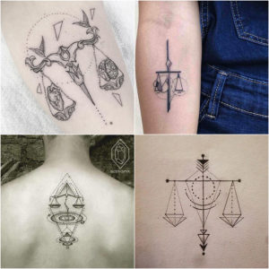 Tatuagens do signo de Libra