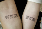 Tatuagens com numerais romanos
