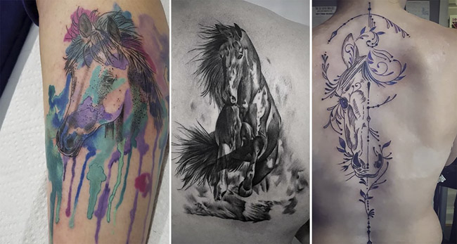 Significado das tatuagens de cavalo