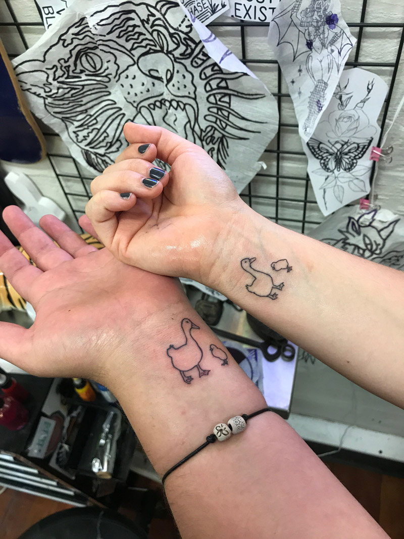 Tatuagem de amigos