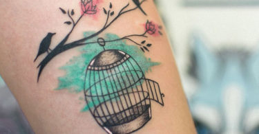 Tatuagem de gaiola