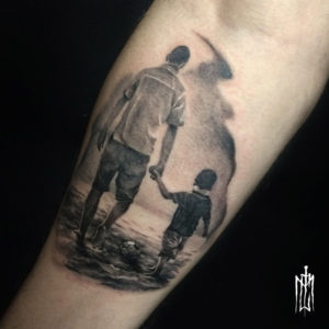 Tatuagem pai e filho