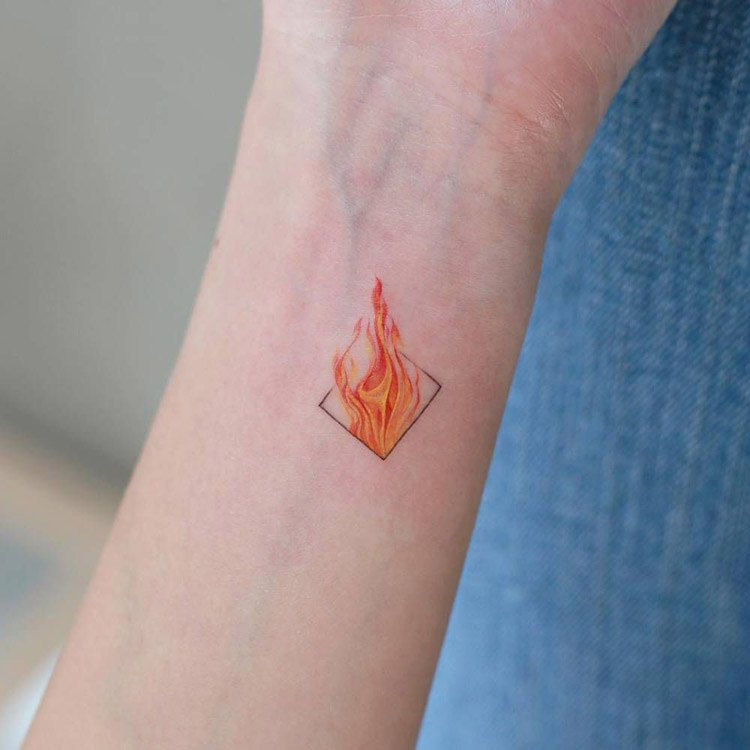 Significado de Tatuagens de Fogo e Fogueira, Significados de Tatuagens