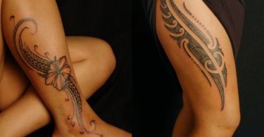 Tatuagem na canela