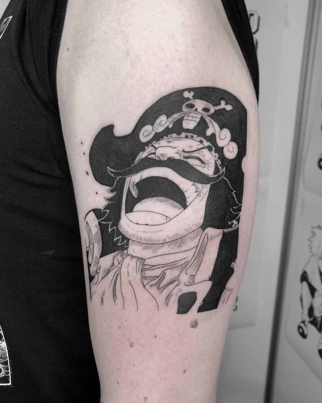 Tatuagens de One Piece Gol D Roger