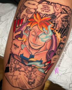Tatuagens de One Piece Marco