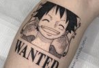 Tatuagens de One Piece Luffy